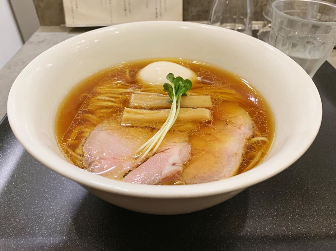 【らぁ麺やまぐち】味玉鶏そば・鶏つけそば (東京都新宿区西早稲田) 第1356回