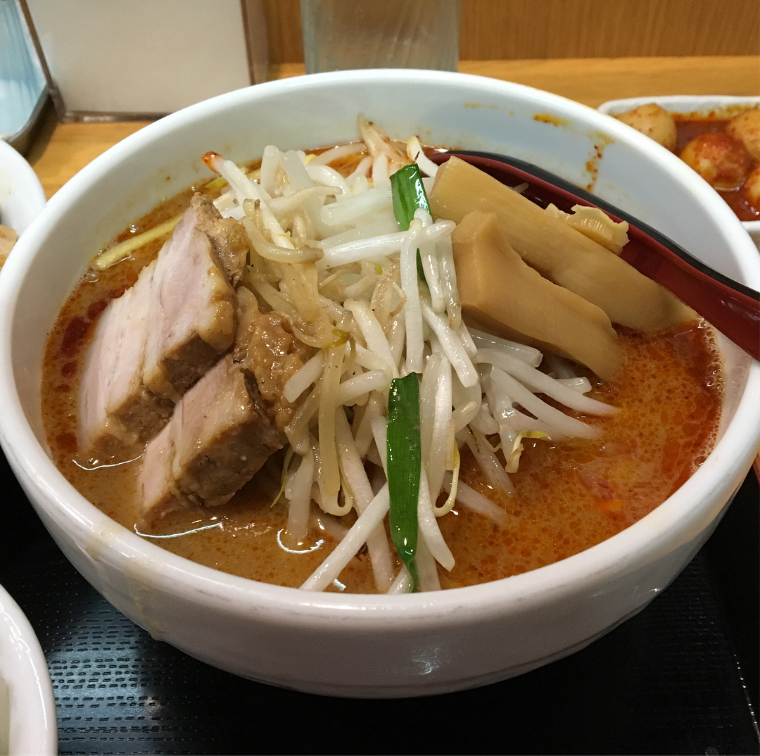 味噌麺処 花道 辛味噌ラーメン トッピング チンピラ玉子 東京都中野区野方 第666回 Susuru Tv ファン