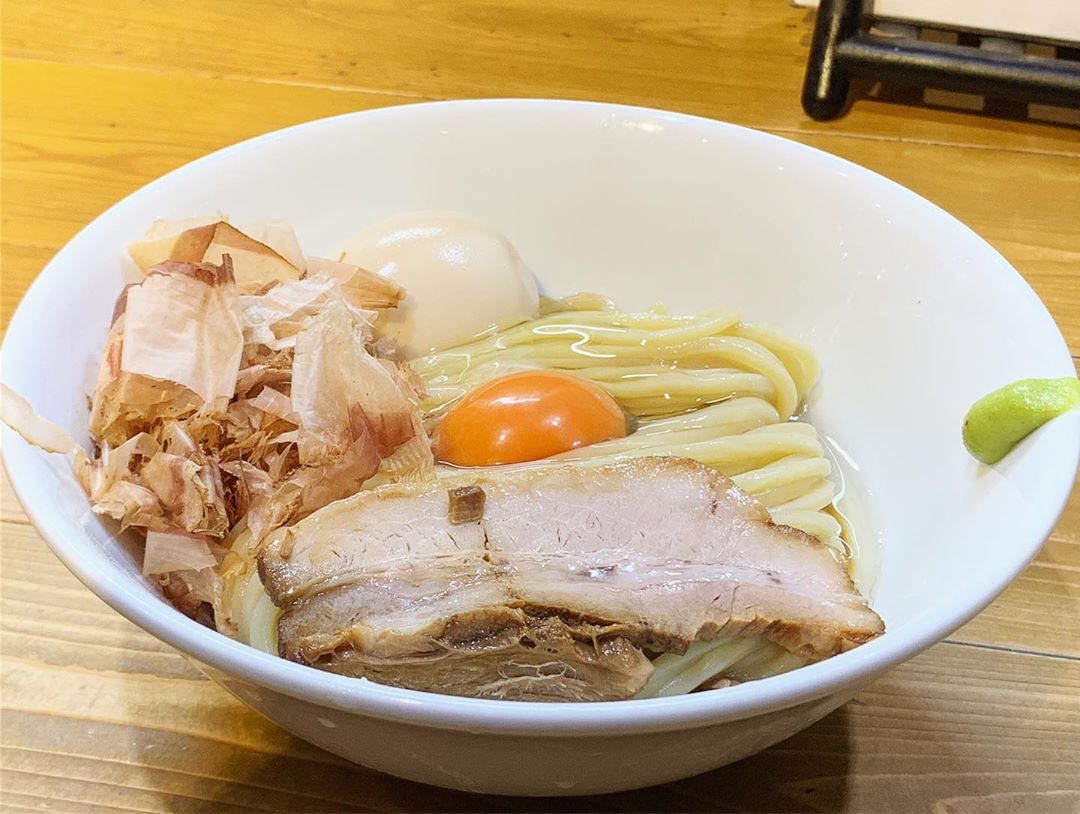 【ゴールデンタイガー】特製TKM(卵かけ麺) 、トッピング：鰹節 (埼玉県熊谷市本町) 第1277回